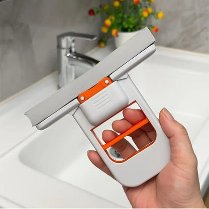 Foldable Desktop Mop | Mini Sponge Mop | Portable Mini Self Squeezing Wet Dry Mop for Bathroom & Kitchen