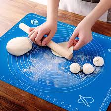 Best Silicone Roti Mat for Kitchen | Food Grade Non-Stick Silicone Roti Mat & Dough Rolling Mat | Large Silicone Baking Mat, Chapati Rolling Mat, Silicone Pastry Mat, Rolling Dough Mat, BPA-Free Reusable Silicone Kitchen Mat