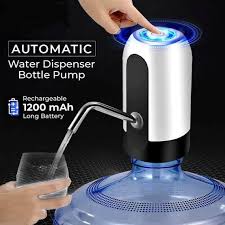 Automatic Electric Water Dispenser | 1200mAH Powerful Battery USB Rechargeable | Wireless Electric Water Pump Dispenser With Switch and USB Charging