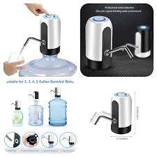 Automatic Electric Water Dispenser | 1200mAH Powerful Battery USB Rechargeable | Wireless Electric Water Pump Dispenser With Switch and USB Charging