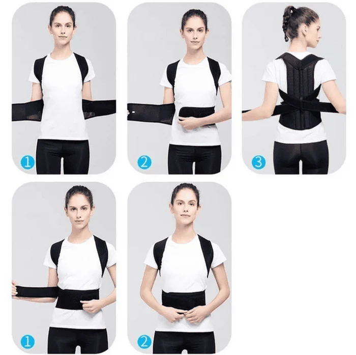 Adjustable Posture Back Belt | Posture Corrector Belt For Men And Women | Back Support And Shoulder Belt
