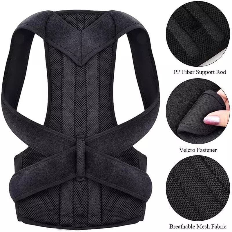 Adjustable Posture Back Belt | Posture Corrector Belt For Men And Women | Back Support And Shoulder Belt