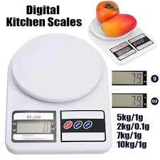 10kg Electronic Digital Kitchen Scale Digital Weight Machine |  Weight Scale for Cooking, Baking, Fruits, Vegetables, Jewelry, Parcels  | Precise & Accurate
