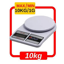 10kg Electronic Digital Kitchen Scale Digital Weight Machine |  Weight Scale for Cooking, Baking, Fruits, Vegetables, Jewelry, Parcels  | Precise & Accurate