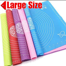 Best Silicone Roti Mat for Kitchen | Food Grade Non-Stick Silicone Roti Mat & Dough Rolling Mat | Large Silicone Baking Mat, Chapati Rolling Mat, Silicone Pastry Mat, Rolling Dough Mat, BPA-Free Reusable Silicone Kitchen Mat