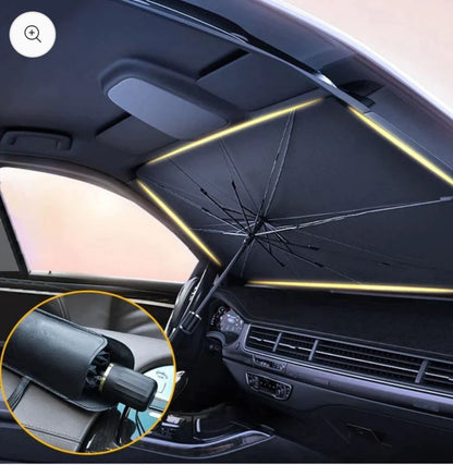 Foldable Car Windshield Sunshade Umbrella Heat Shield UV Protection For Front Windshield Interior Protection