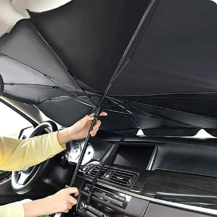 Foldable Car Windshield Sunshade Umbrella Heat Shield UV Protection For Front Windshield Interior Protection